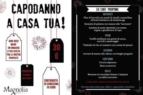 Il nostro take away per Natale e Capodanno 2019