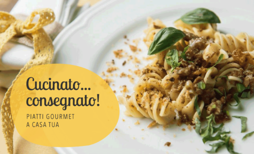 Il servizio delivery dei nostri piatti gourmet