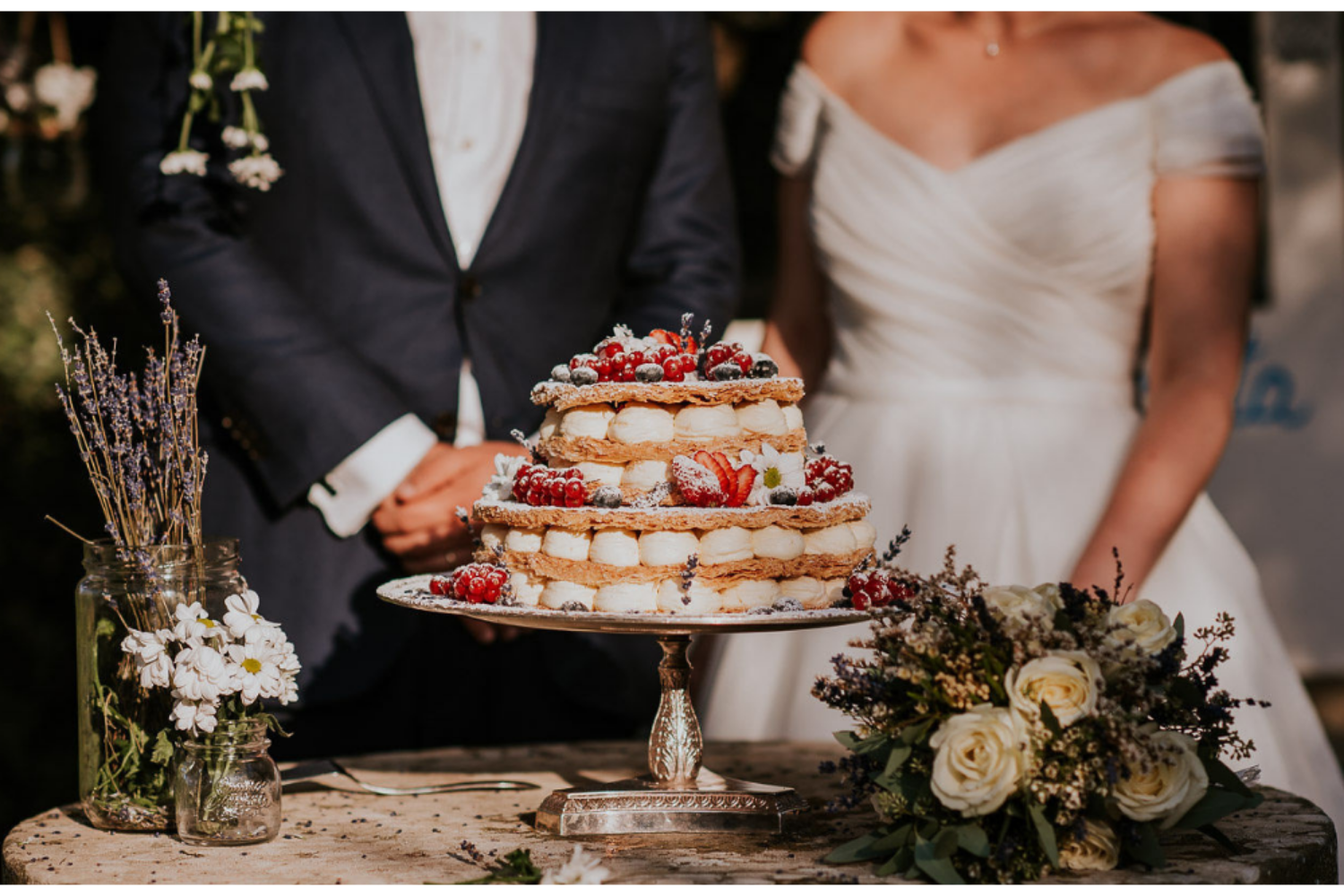 Millefoglie nuda - naked cake millefoglie Magnolia Eventi
