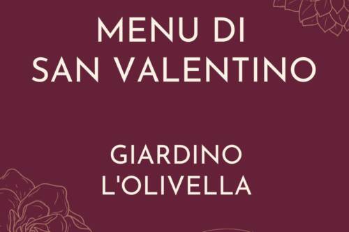 Menu San Valentino Olivella